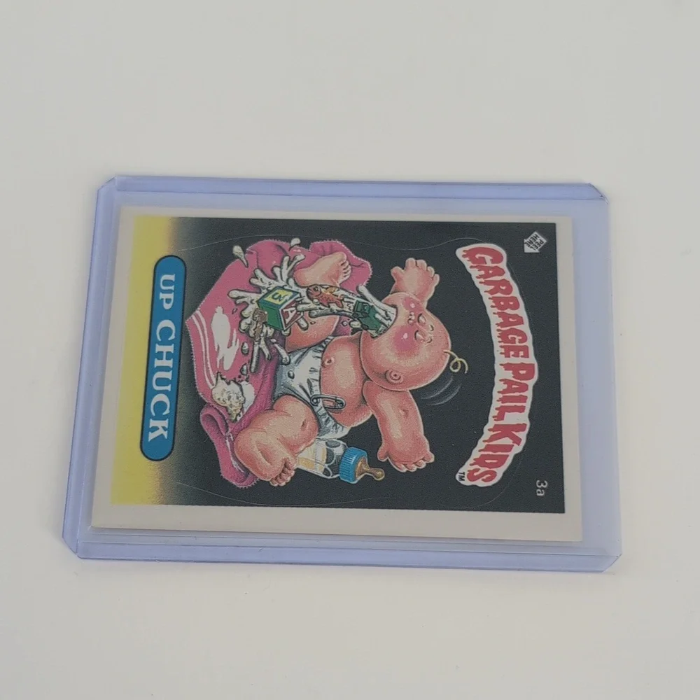 Up Chuck Series 1 Garbage Pail Kid Trading Card Excellent Condition !